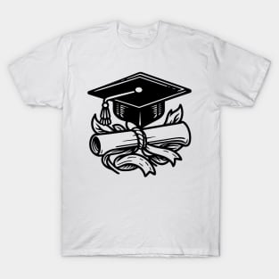 Classic Mortarboard and Diploma T-Shirt